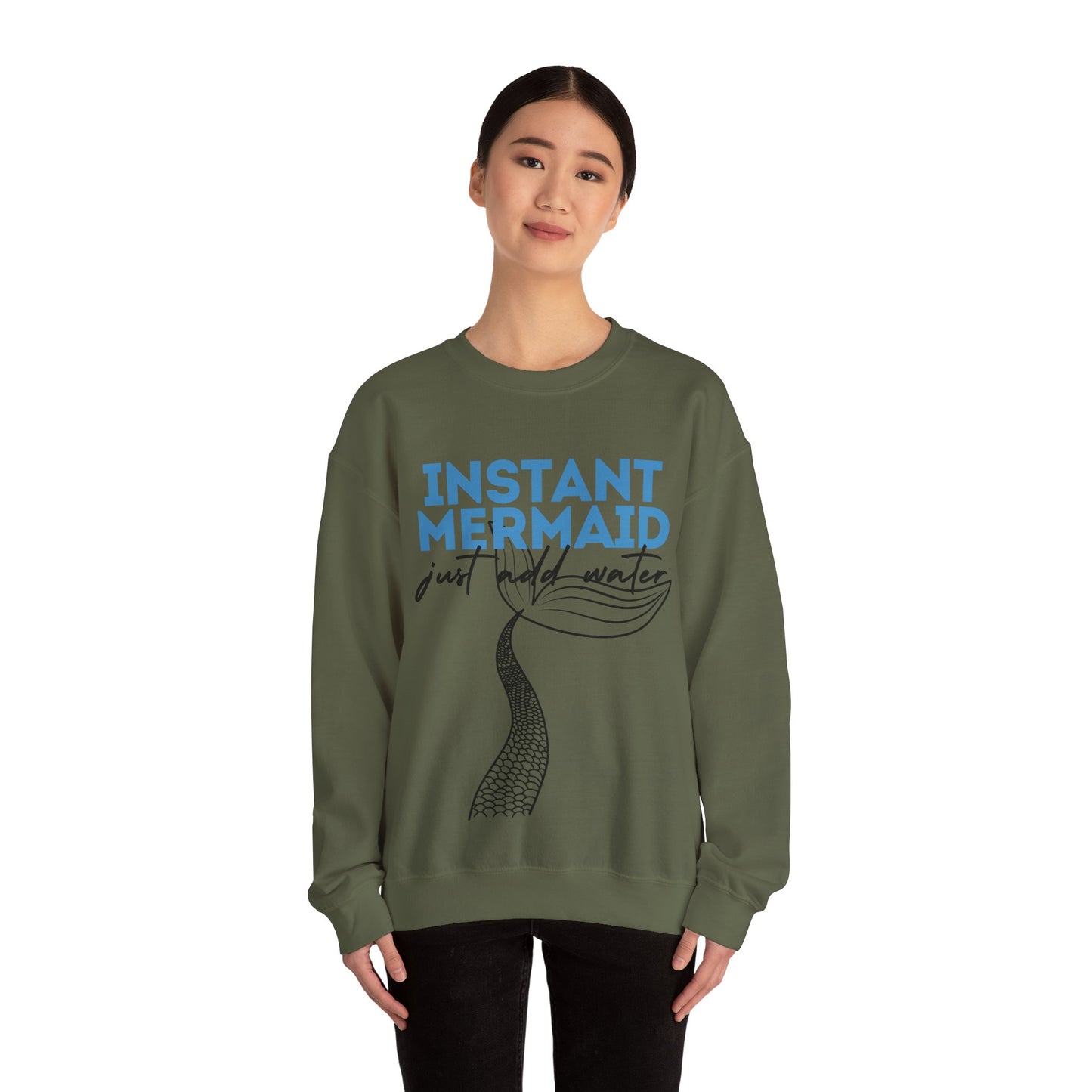 Instant Mermaid Crewneck Sweatshirt