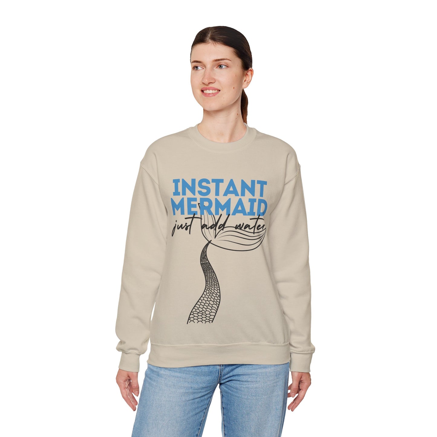 Instant Mermaid Crewneck Sweatshirt