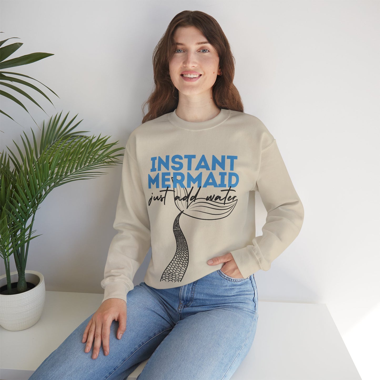 Instant Mermaid Crewneck Sweatshirt