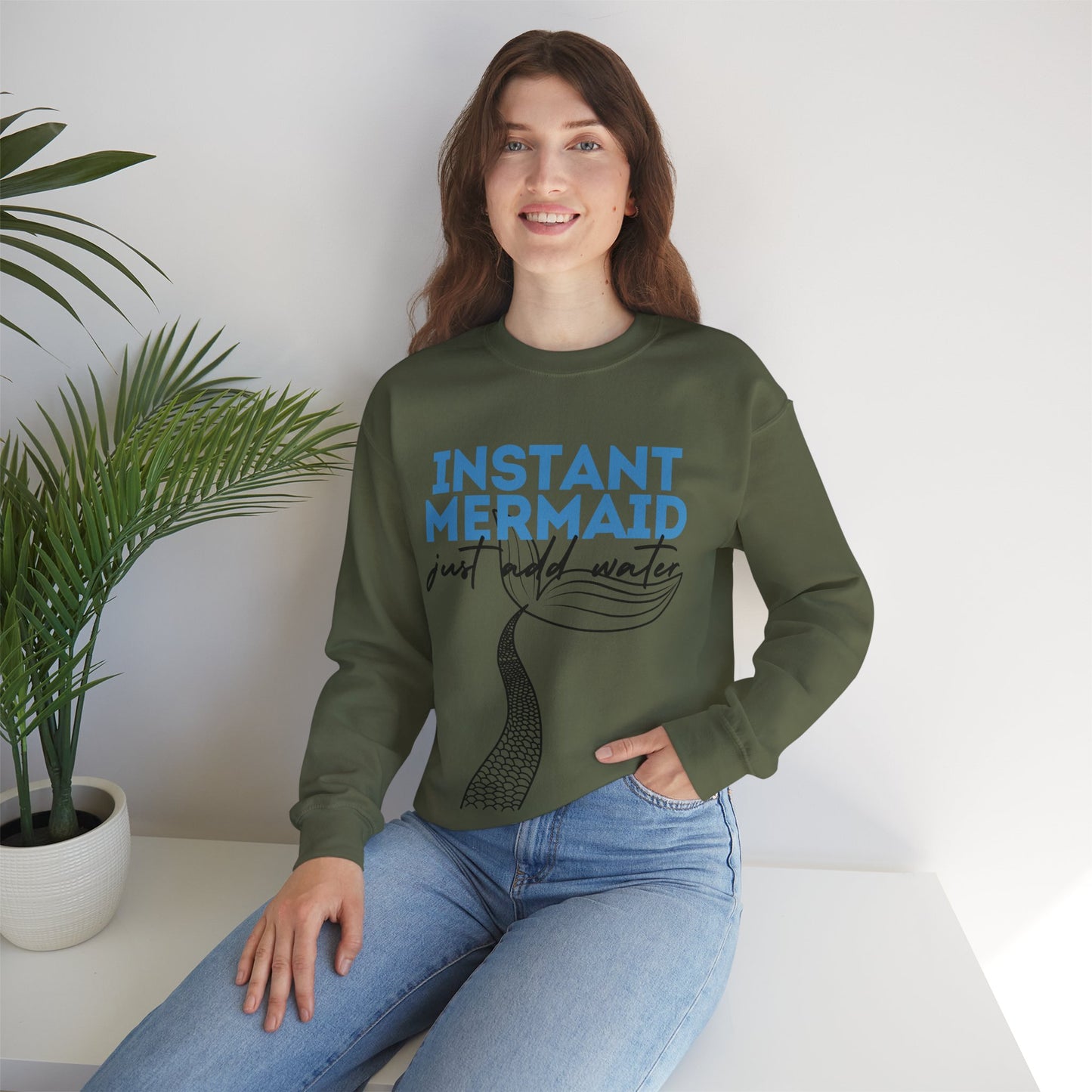 Instant Mermaid Crewneck Sweatshirt