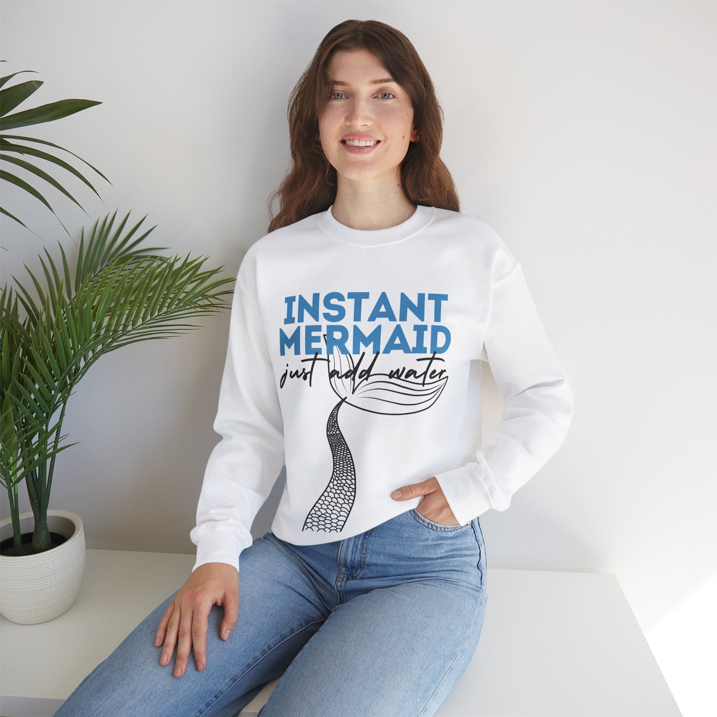 Instant Mermaid Crewneck Sweatshirt