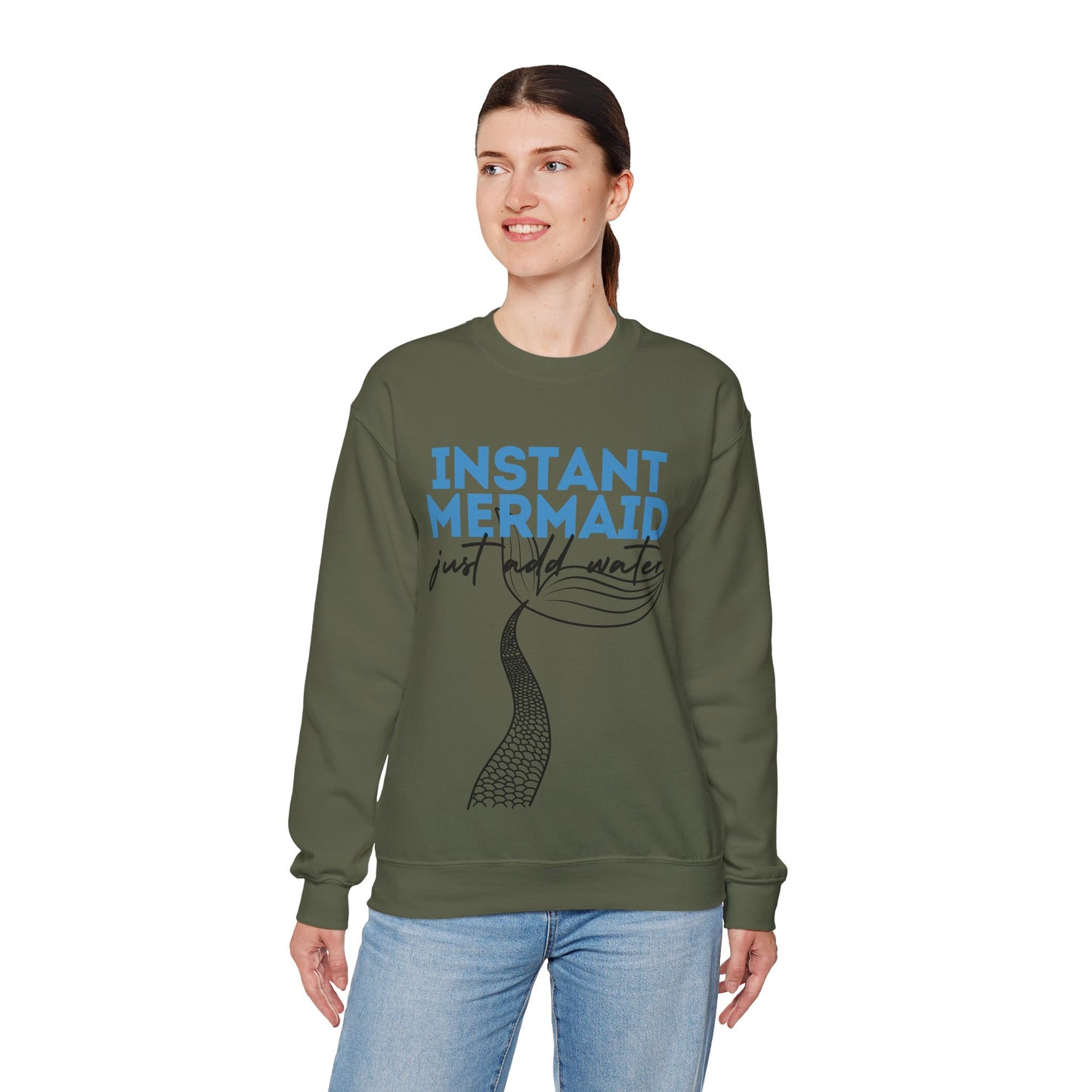 Instant Mermaid Crewneck Sweatshirt