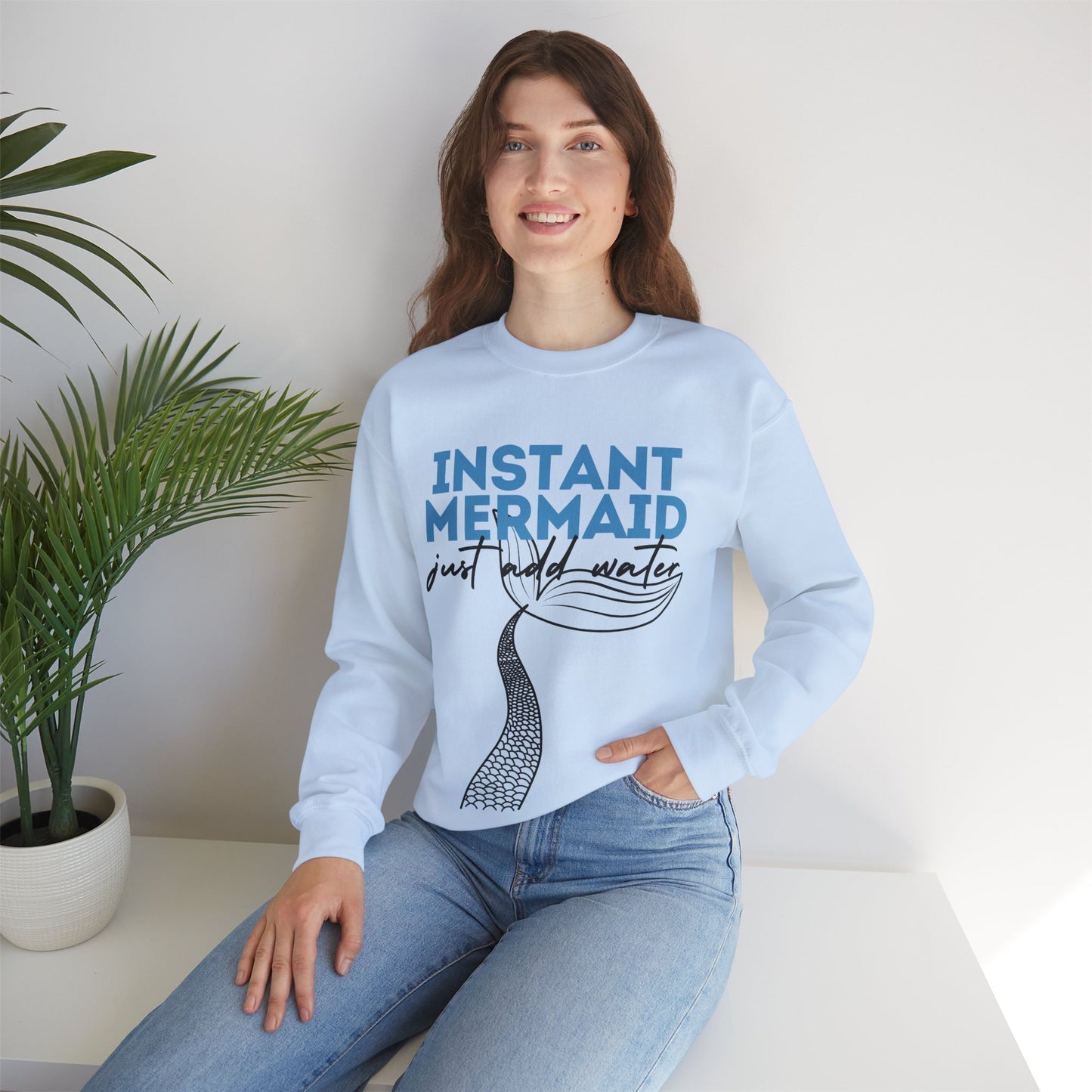 Instant Mermaid Crewneck Sweatshirt