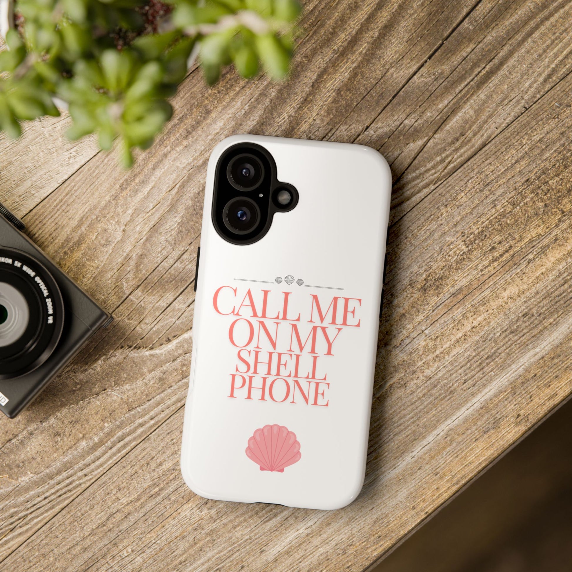 Call Me on my Shell Phone Phone Case - iPhone 16 / Glossy Call Me on my Shell Phone Phone Case - iPhone 16 / Glossy